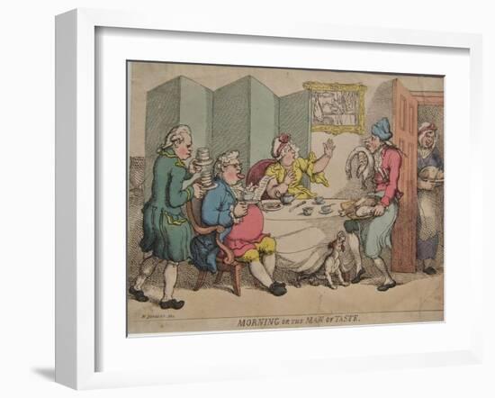 Morning or the Man of Taste, 1781-Henry William Bunbury-Framed Giclee Print