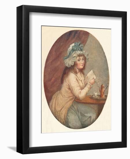 'Morning, or Thoughts on Amusement for the Evening', c1801-William Ward-Framed Giclee Print