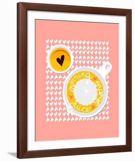 Morning Orange Juice-Myriam Tebbakha-Framed Giclee Print