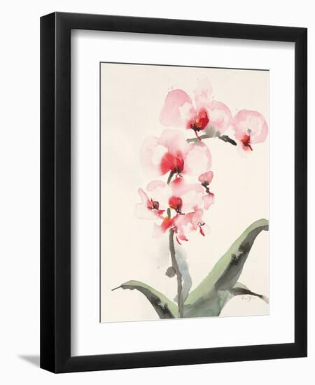 Morning Orchid 2-Karin Johannesson-Framed Art Print