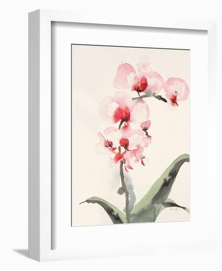 Morning Orchid 2-Karin Johannesson-Framed Art Print