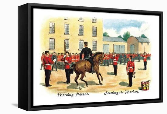 Morning Parade: Covering the Markers-Richard Simkin-Framed Stretched Canvas