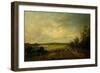 Morning, Pen Pole Point, Bristol Channel (Oil on Canvas)-Alfred Vickers-Framed Giclee Print