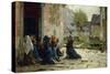 Morning Prayer, 1883-Luigi Rossi-Stretched Canvas