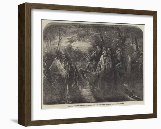 Morning, Reapers Going Out-Thomas Faed-Framed Giclee Print