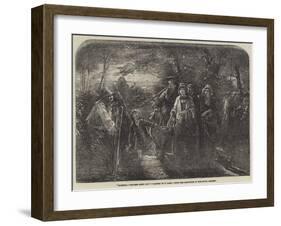 Morning, Reapers Going Out-Thomas Faed-Framed Giclee Print