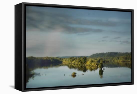 Morning Reflection-Jai Johnson-Framed Stretched Canvas