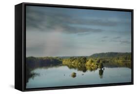 Morning Reflection-Jai Johnson-Framed Stretched Canvas