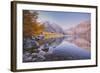 Morning Reflections in Autumn at Convict Lake-Vincent James-Framed Photographic Print