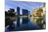 Morning Reflections in Bellagio Lake, Las Vegas, Nevada, United States of America, North America-Eleanor Scriven-Mounted Photographic Print