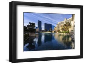 Morning Reflections in Bellagio Lake, Las Vegas, Nevada, United States of America, North America-Eleanor Scriven-Framed Premium Photographic Print