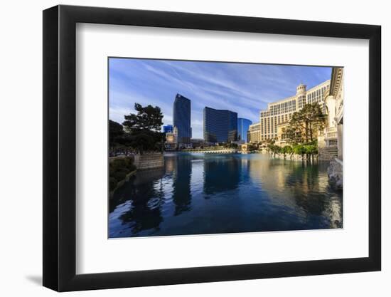 Morning Reflections in Bellagio Lake, Las Vegas, Nevada, United States of America, North America-Eleanor Scriven-Framed Photographic Print