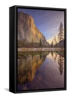 Morning Reflections in Yosemite Valley-Vincent James-Framed Stretched Canvas