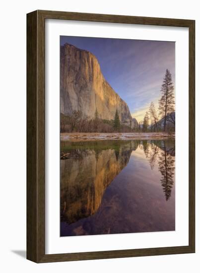 Morning Reflections in Yosemite Valley-Vincent James-Framed Photographic Print