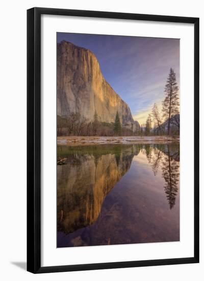 Morning Reflections in Yosemite Valley-Vincent James-Framed Photographic Print