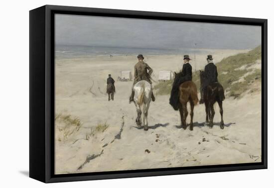 Morning Ride Along the Beach, 1876-Anton Mauve-Framed Stretched Canvas