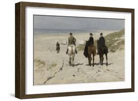 Morning Ride Along the Beach, 1876-Anton Mauve-Framed Giclee Print