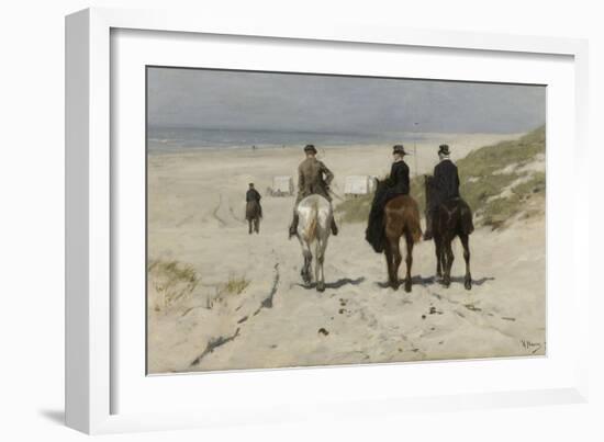 Morning Ride Along the Beach, 1876-Anton Mauve-Framed Giclee Print