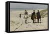Morning Ride Along the Beach, Anton Mauve-Anton Mauve-Framed Stretched Canvas