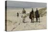 Morning Ride Along the Beach, Anton Mauve-Anton Mauve-Stretched Canvas