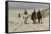 Morning Ride Along the Beach, Anton Mauve-Anton Mauve-Framed Stretched Canvas