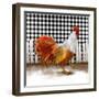 Morning Rooster I-Dan Meneely-Framed Art Print