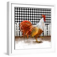 Morning Rooster I-Dan Meneely-Framed Art Print