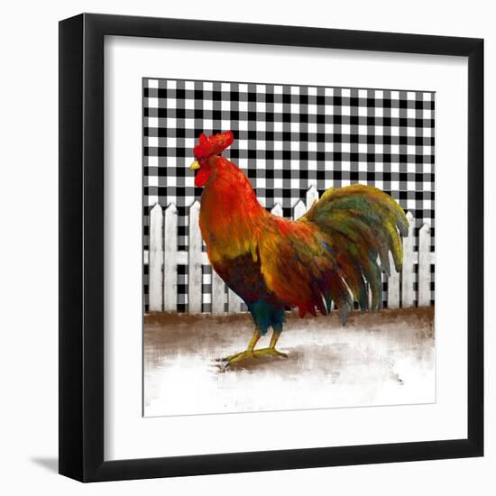 Morning Rooster II-Dan Meneely-Framed Art Print