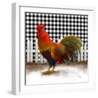 Morning Rooster II-Dan Meneely-Framed Art Print