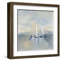 Morning Sail I Blue-Silvia Vassileva-Framed Art Print