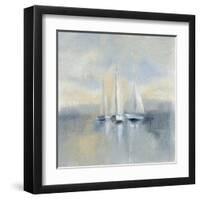 Morning Sail I Blue-Silvia Vassileva-Framed Art Print