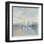 Morning Sail I Blue-Silvia Vassileva-Framed Art Print