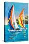 Morning Sails Vertical I-Julie DeRice-Stretched Canvas