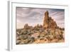 Morning Sandstone Landscape, Arches Utah-Vincent James-Framed Photographic Print