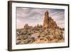 Morning Sandstone Landscape, Arches Utah-Vincent James-Framed Photographic Print