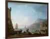 Morning Scene in a Bay, 1752-Claude Joseph Vernet-Framed Giclee Print