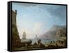 Morning Scene in a Bay, 1752-Claude Joseph Vernet-Framed Stretched Canvas