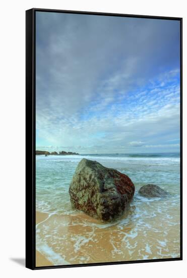 Morning Seascape at Garrapata Beach-Vincent James-Framed Stretched Canvas