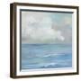 Morning Seaside Clouds-Silvia Vassileva-Framed Art Print