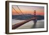 Morning Sky and South Tower, Golden Gate Bridge-null-Framed Photographic Print