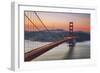 Morning Sky and South Tower, Golden Gate Bridge-null-Framed Photographic Print