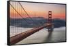 Morning Sky and South Tower, Golden Gate Bridge-null-Framed Stretched Canvas