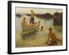 Morning Splendour, 1922-Henry Scott Tuke-Framed Giclee Print