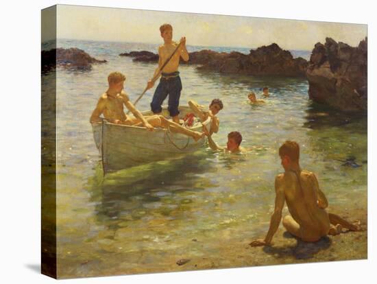 Morning Splendour-Henry Scott Tuke-Stretched Canvas