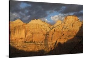 Morning spotlight, Zion National Park-Ken Archer-Stretched Canvas
