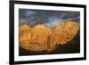 Morning spotlight, Zion National Park-Ken Archer-Framed Photographic Print