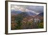 Morning Storm at Echo Lake in Autumn, New Hampshire-Vincent James-Framed Photographic Print