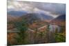Morning Storm at Echo Lake in Autumn, New Hampshire-Vincent James-Mounted Photographic Print