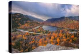 Morning Storm at Echo Lake, New Hampshire-Vincent James-Stretched Canvas