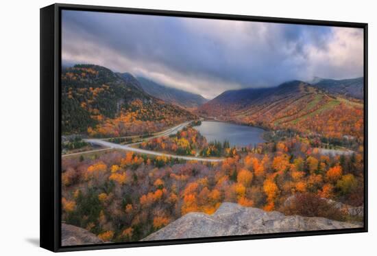 Morning Storm at Echo Lake, New Hampshire-Vincent James-Framed Stretched Canvas